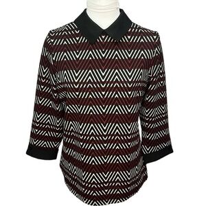 Smashed Lemon V Design Blouse